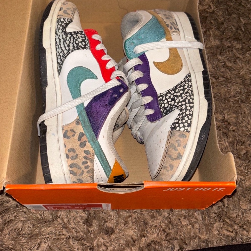 Nike Multicolor Animal Print Sneakers